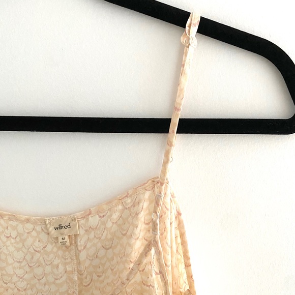 WILFRED 100% silk spaghetti strap blouse - Picture 4 of 5